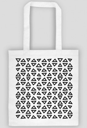Eko torba bawełniana w trójkąciki - różne kolory do wyboru