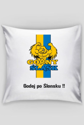 Poduszka Godej po Ślonsku !