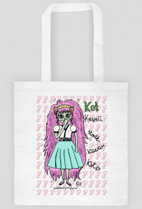 Torba Kot Manga - słodki jak cukierek ^^