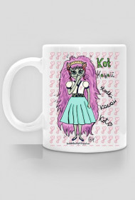 Kubek kot Manga - kubek dla dzieci, młodzieży i dorosłych ^^