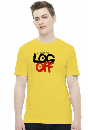 Koszulka - It's time to log off  - koszulki informatyczne, koszulki dla programisty i informatyka - dziwneumniedziala.cupsell.pl
