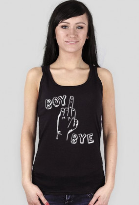 BOY BYE (koszulka damska na ramiączkach)