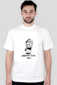 T-shirt Graffiti Music WH1T3
