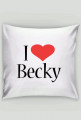 Poduszka "I love Becky"