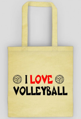 TOREBKA I LOVE VOLLEYBALL