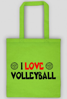 TOREBKA I LOVE VOLLEYBALL