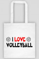 TOREBKA I LOVE VOLLEYBALL