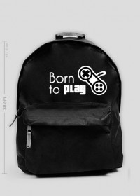 Plecak - Born to play, czarny
