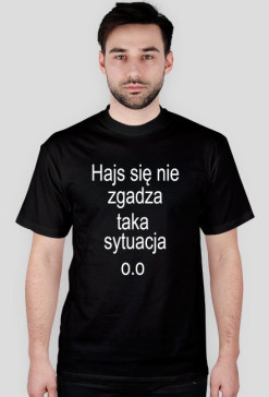 Hajs sie nie zgadza. prosta koszulka