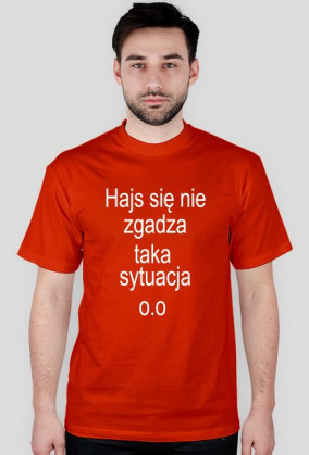 Hajs sie nie zgadza. prosta koszulka