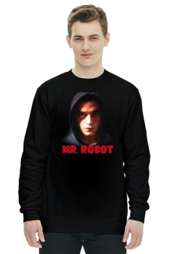 Mr Robot Elliot Bluza (Czarna/Biała)
