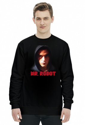 Mr Robot Elliot Bluza (Czarna/Biała)