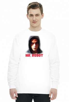 Mr Robot Elliot Bluza (Czarna/Biała)