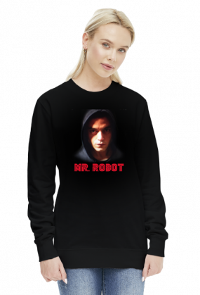 Mr Robot Elliot Bluza (Czarna/Szara/Biała)