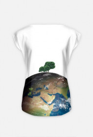 Koszulka damska Ziemia dwustronna
