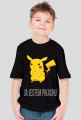 Koszulka z napisem Ja jestem Pikachu