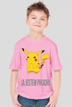 Koszulka z napisem Ja jestem Pikachu