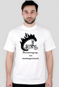 Koszulka z logo "Dziewczyny na motocyklach"
