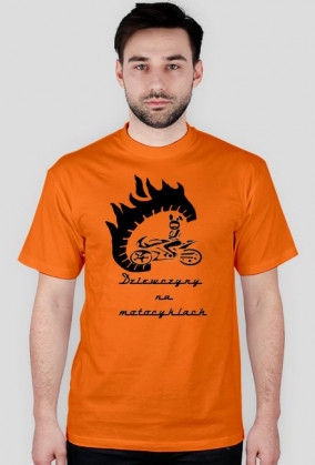 Koszulka z logo "Dziewczyny na motocyklach"