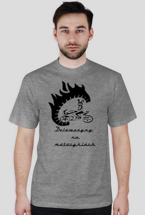 Koszulka z logo "Dziewczyny na motocyklach"