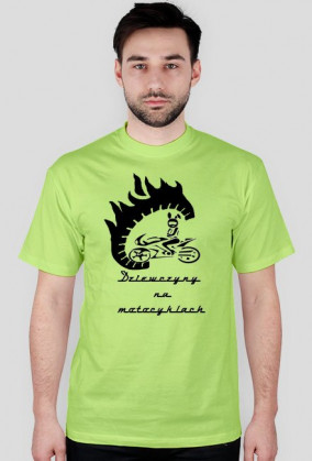 Koszulka z logo "Dziewczyny na motocyklach"