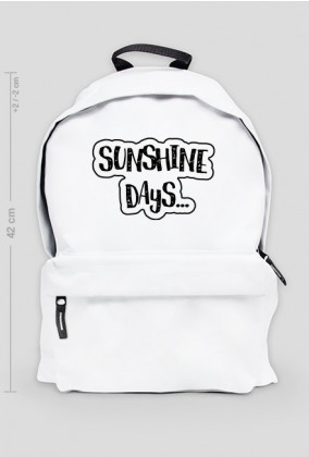 Plecak Sunshine Days - biały