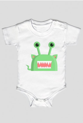 Body niemowlęce Zielony Ufoludek Ufo