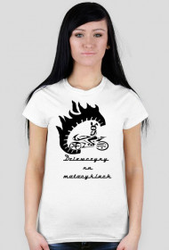 Koszulka damska z logo "Dziewczyny na motocyklach"