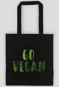 GO VEGAN - torba czarna