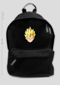 Dragon Ball - Czarny plecak Vegeta SSJ