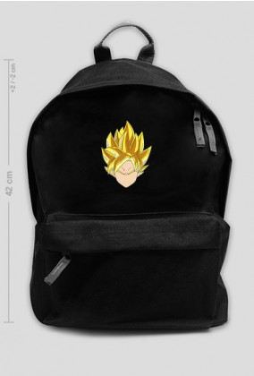 Dragon Ball - Czarny plecak Goku SSJ