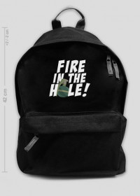 Fire in the hole! - Plecak