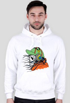 Bluza męska z kapturem Czaszka Skate