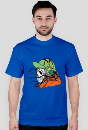 Koszulka męska Czaszka Skate różne kolory
