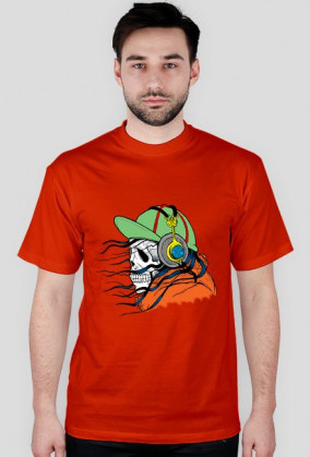 Koszulka męska Czaszka Skate różne kolory