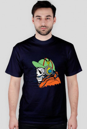 Koszulka męska Czaszka Skate różne kolory