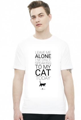 Koszulka męska - LEAVE ME ALONE