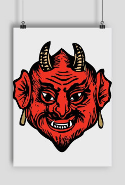 Satan plakat