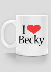 Kubek I love Becky G