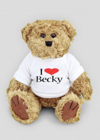 Miś I love Becky G