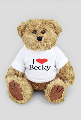 Miś I love Becky G