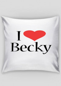 Poduszka I love Becky G