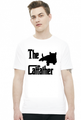 Koszulka męska - THE CATFATHER