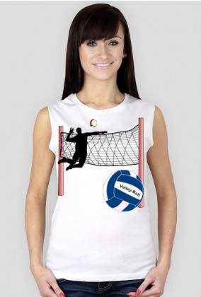 Koszulka bez rękawów damska Volley-Ball