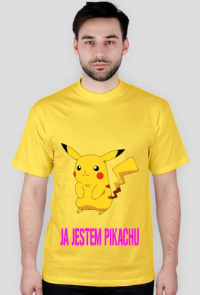 JA JESTEM PIKACHU- koszulka (różne kolory)