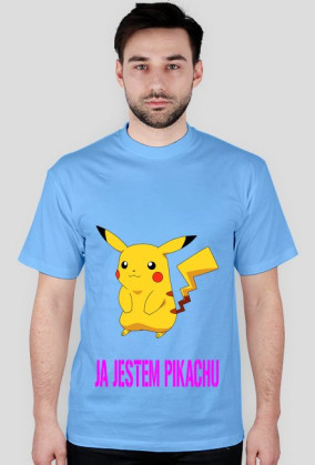 JA JESTEM PIKACHU- koszulka (różne kolory)