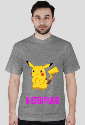 JA JESTEM PIKACHU- koszulka (różne kolory)