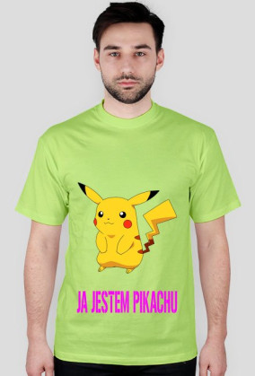 JA JESTEM PIKACHU- koszulka (różne kolory)