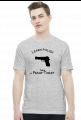Learn Polish - Pistolet (t-shirt) ciemna grafika