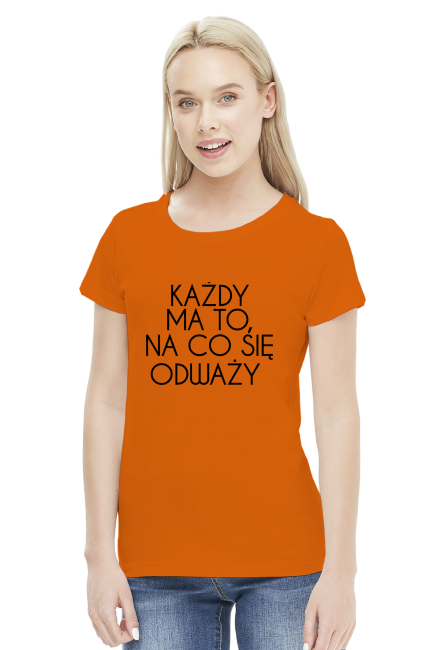 ODWAGA - koszulka damska